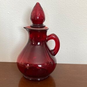 Vintage Avon Strawberry Bath Foam Cruet.